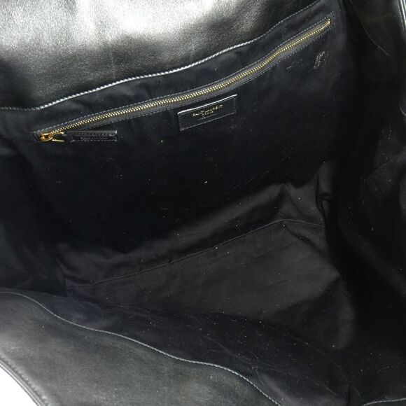 Saint Laurent Icare Shopping Tote Quilted Leather Maxi Black - Picture 7 of 9